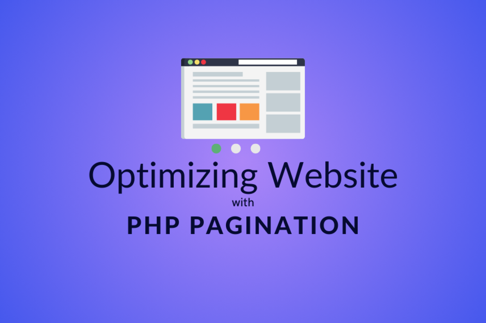 Optimizing Your Website with JQuery, MySQL, and PHP Pagination