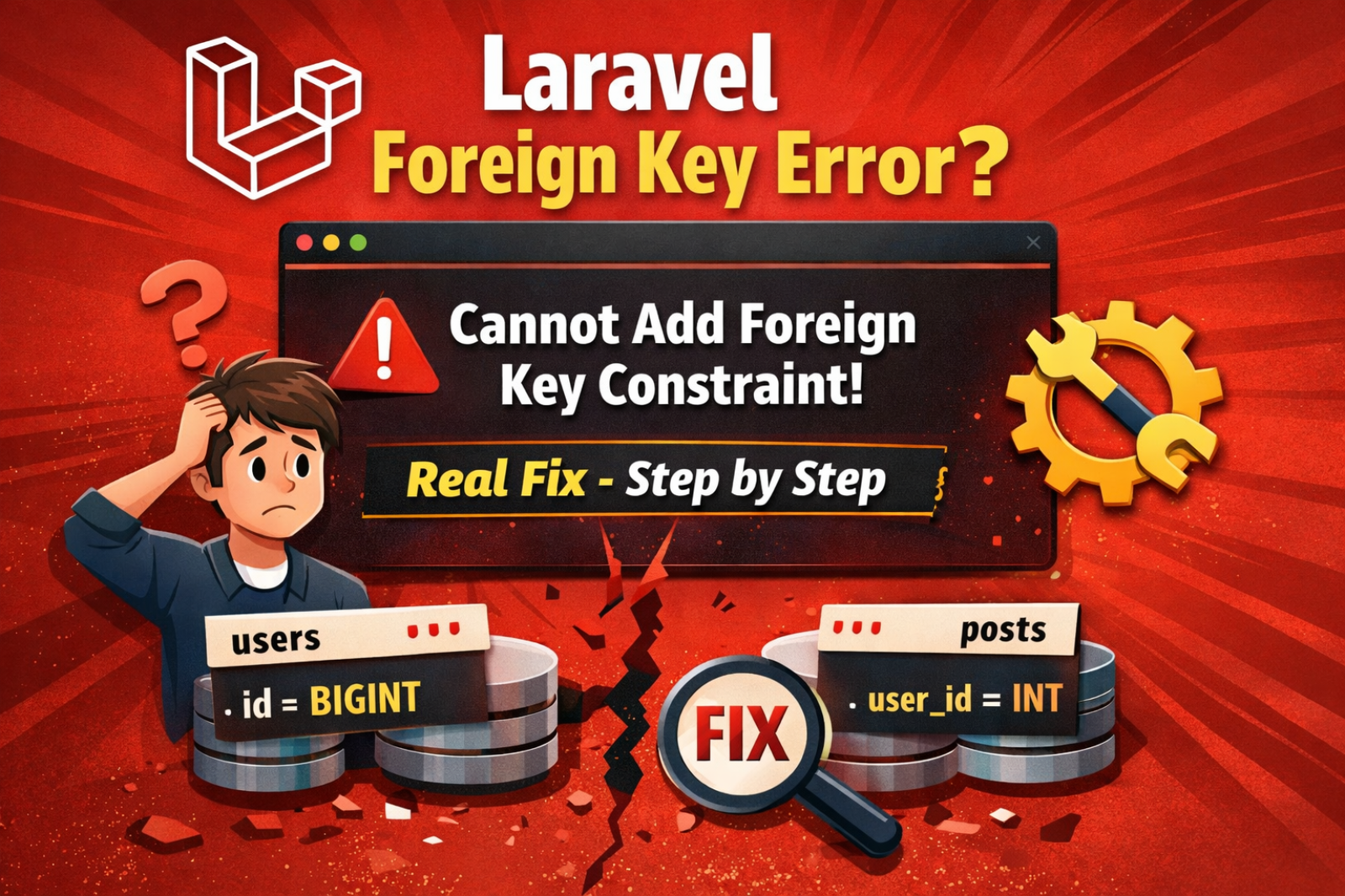 How to Resolve "Cannot Add Foreign Key Constraint" in Laravel