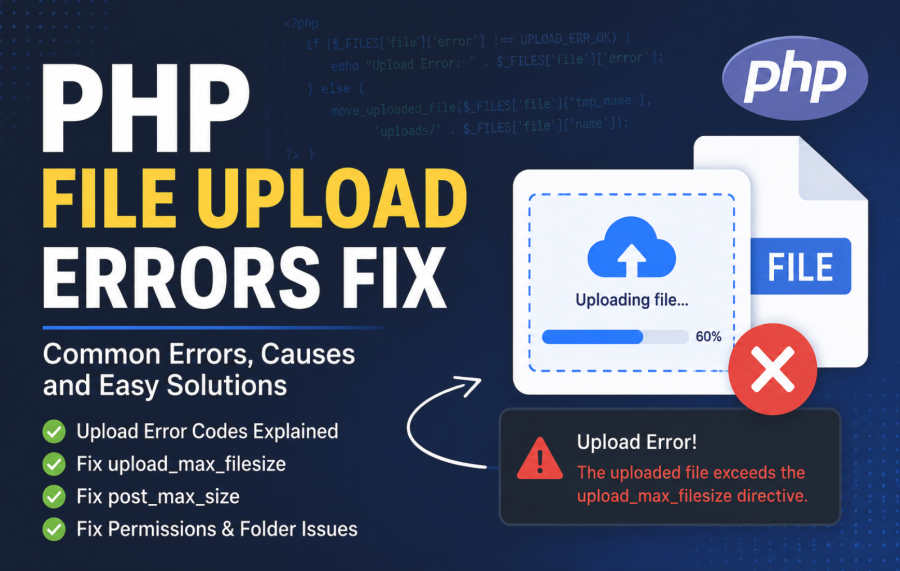 PHP File Upload Errors Fix