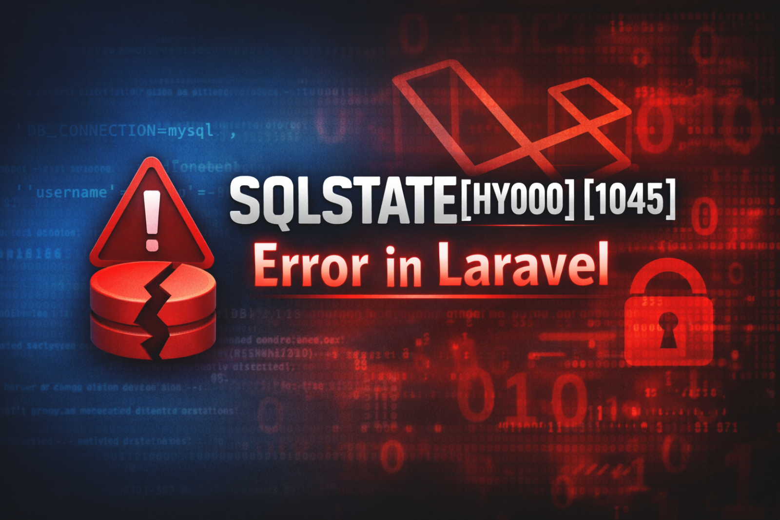 SQLSTATE[HY000] [1045] Error in Laravel